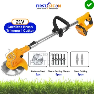 21v Cordless Grass Cutter Trimmer | Brush Cutter - Dingqi Kj01401