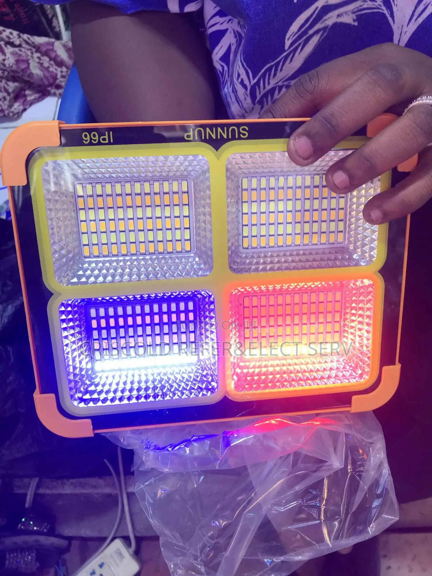 Solar Outdoor Light / Rechargeable Flood Light