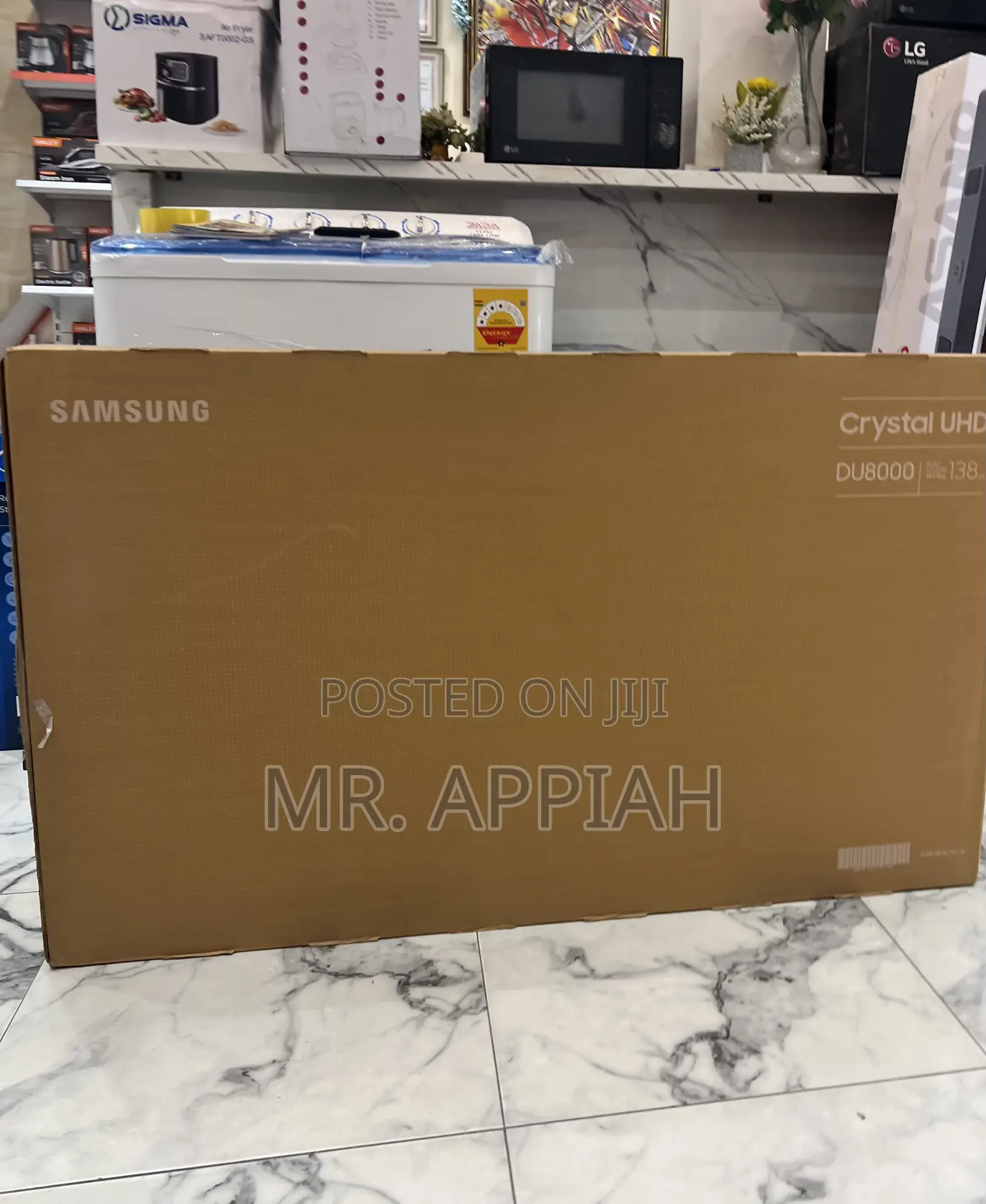 High Quality Samsung 55du8000 55” Uhd Smart Tv(2024)Black.