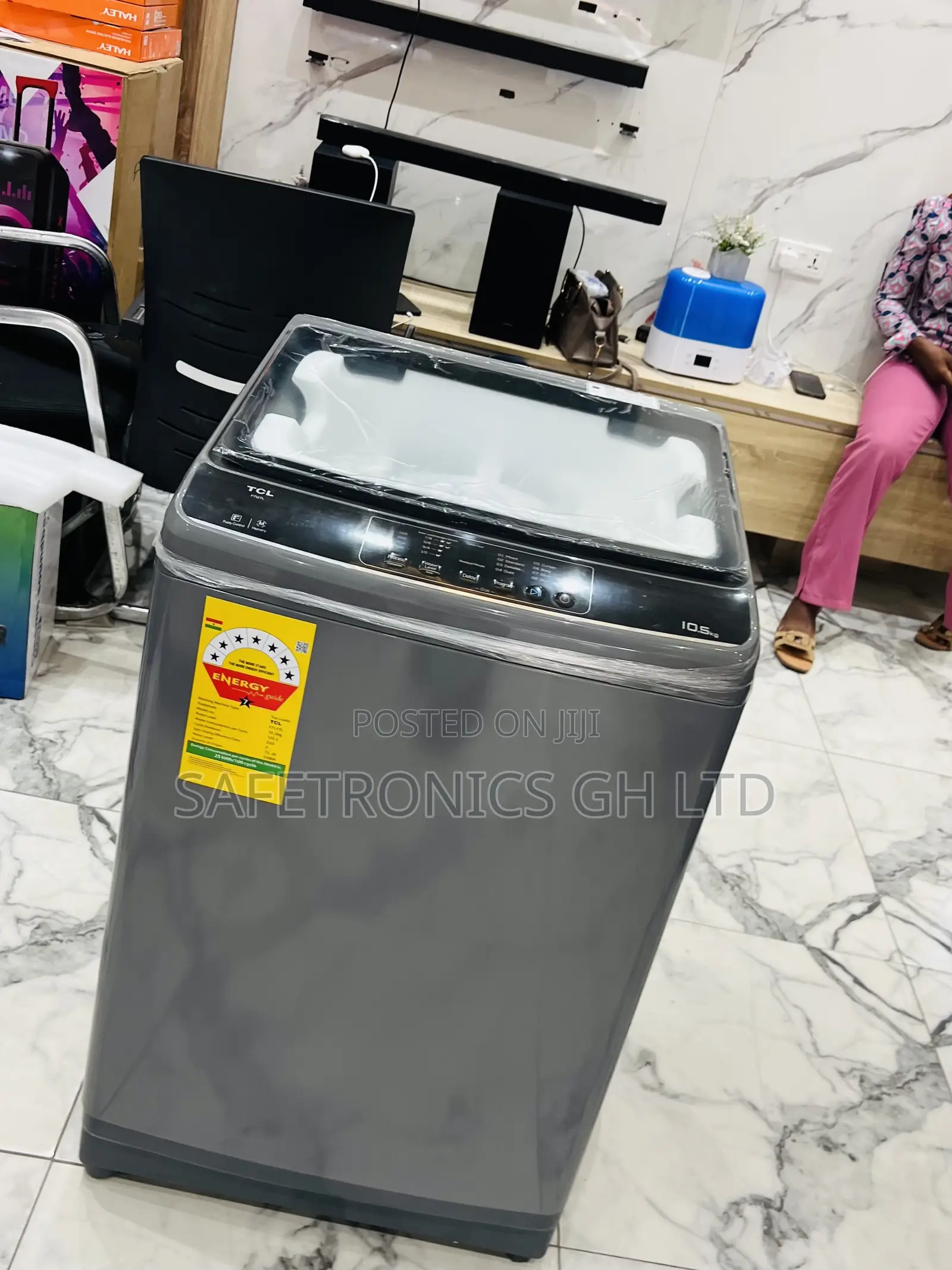 Top Notch Best 11kg TCL Top Load Grey New Full Automatic Washer