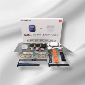 Hi- Watch I20 Ultra Max Suit Smartwatch 10 in 1 Set+ Earbud (383739)