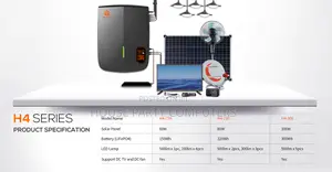 Solar Home Systems With 5 Lights 300wh Lfp Battery 100w Inverter