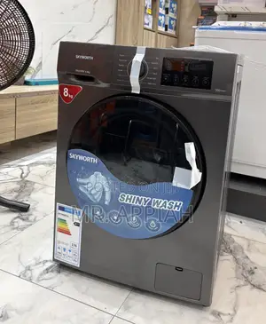 High Quality Skyworth 8kg Front Load Electric Washing Machine, Gray