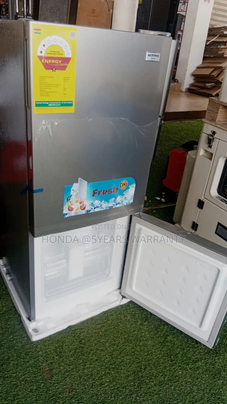 Westpool 117 Liters Refrigerator With Freezer