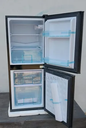 Nasco 106 Litre Black Fridge With Bottom Freezer
