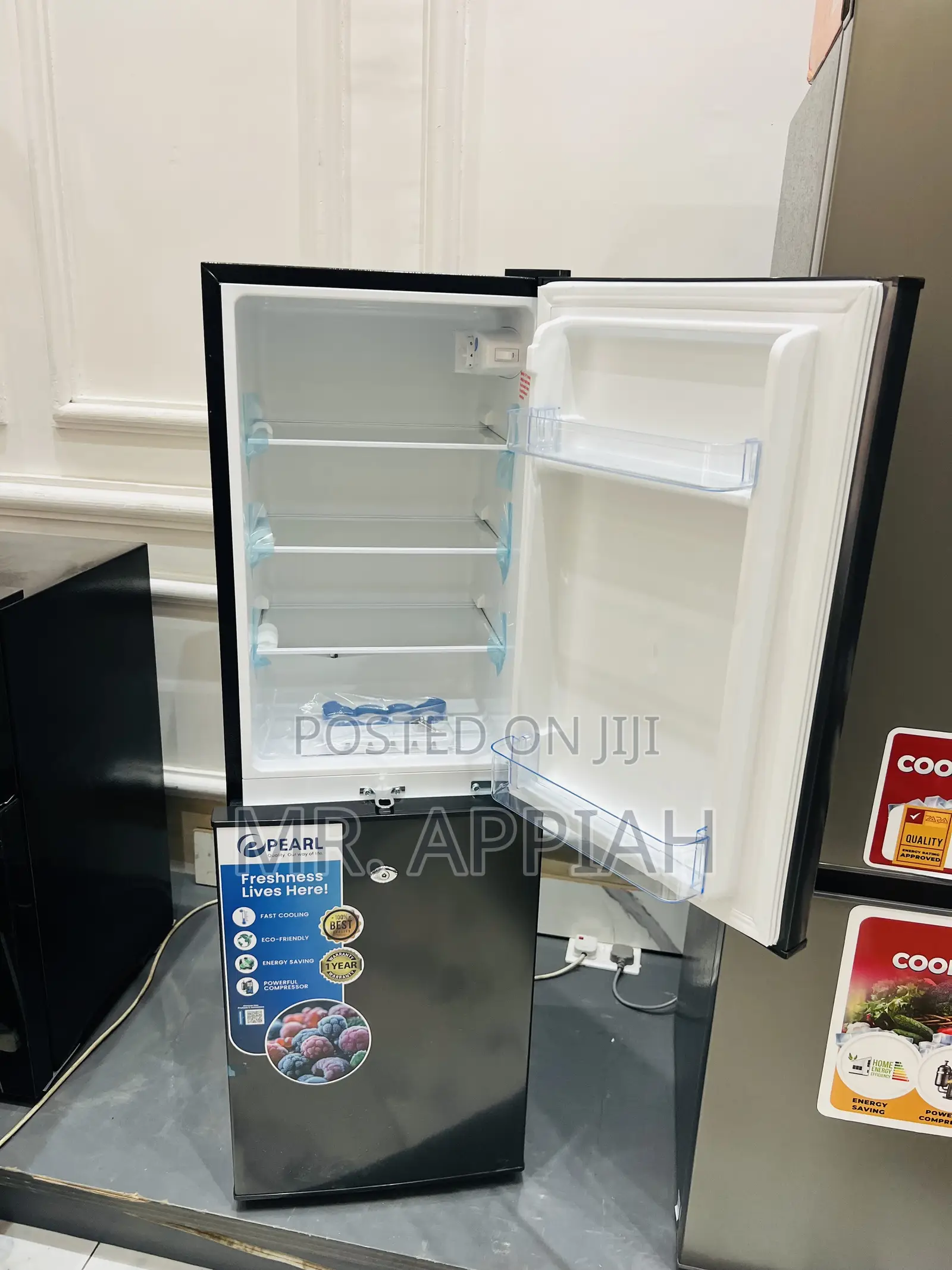 Extremely Chilling Pearl Pf-144b-10j Bottom Mount Freezer Fridge,102l