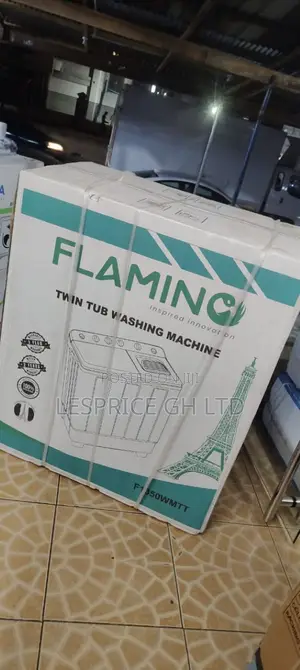 Flamino 12kg Twin Tub Washing Machine – Large Family-Capacity