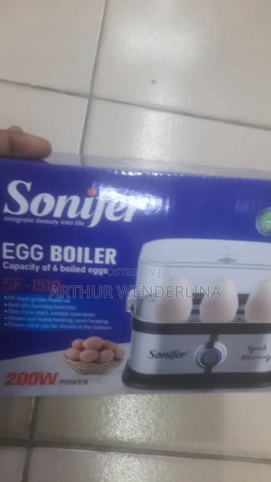 Egg Boiler for 6pieces at a Goal to Biol or Cook