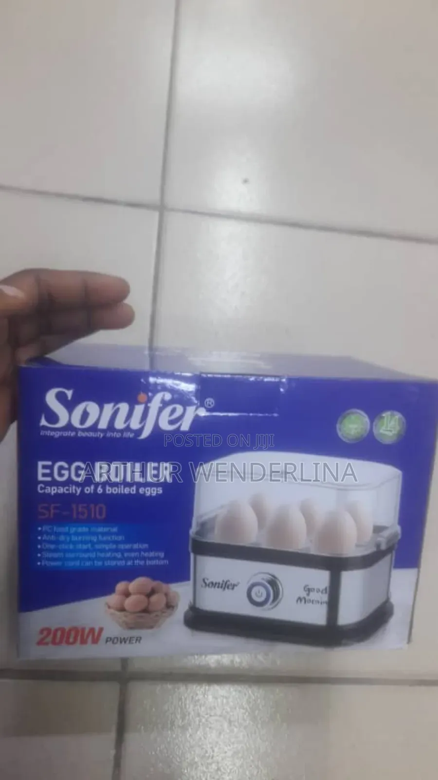 Egg Boiler for 6pieces at a Goal to Biol or Cook