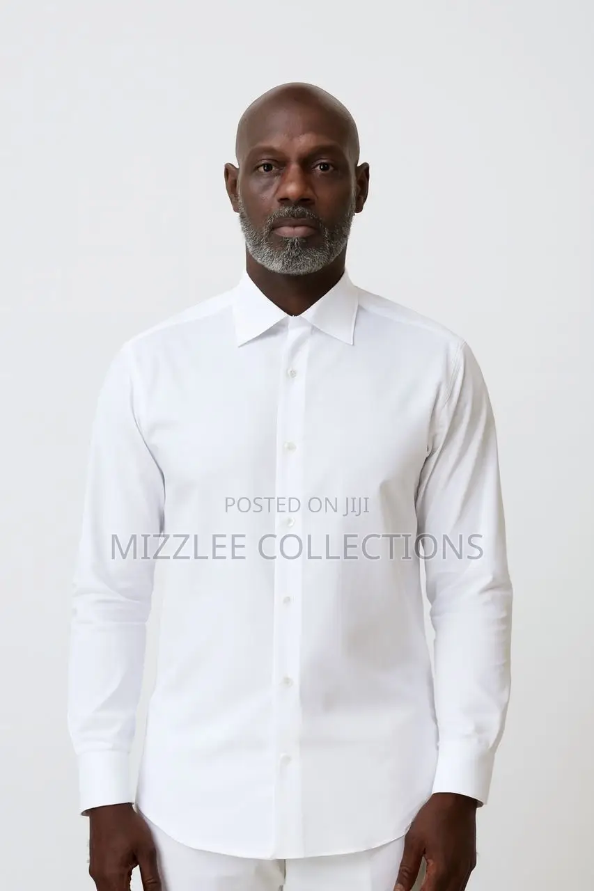 Quality Peter Giant Plain White Shirt M-3xl