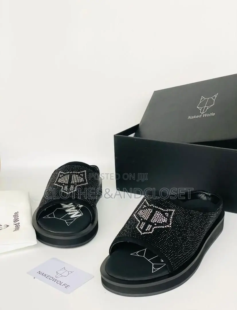 Quality Prada, Versace Naked Wolf Slippers
