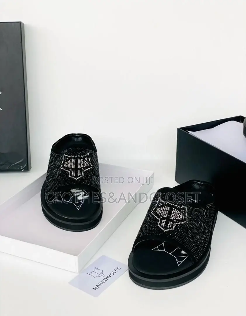 Quality Prada, Versace Naked Wolf Slippers
