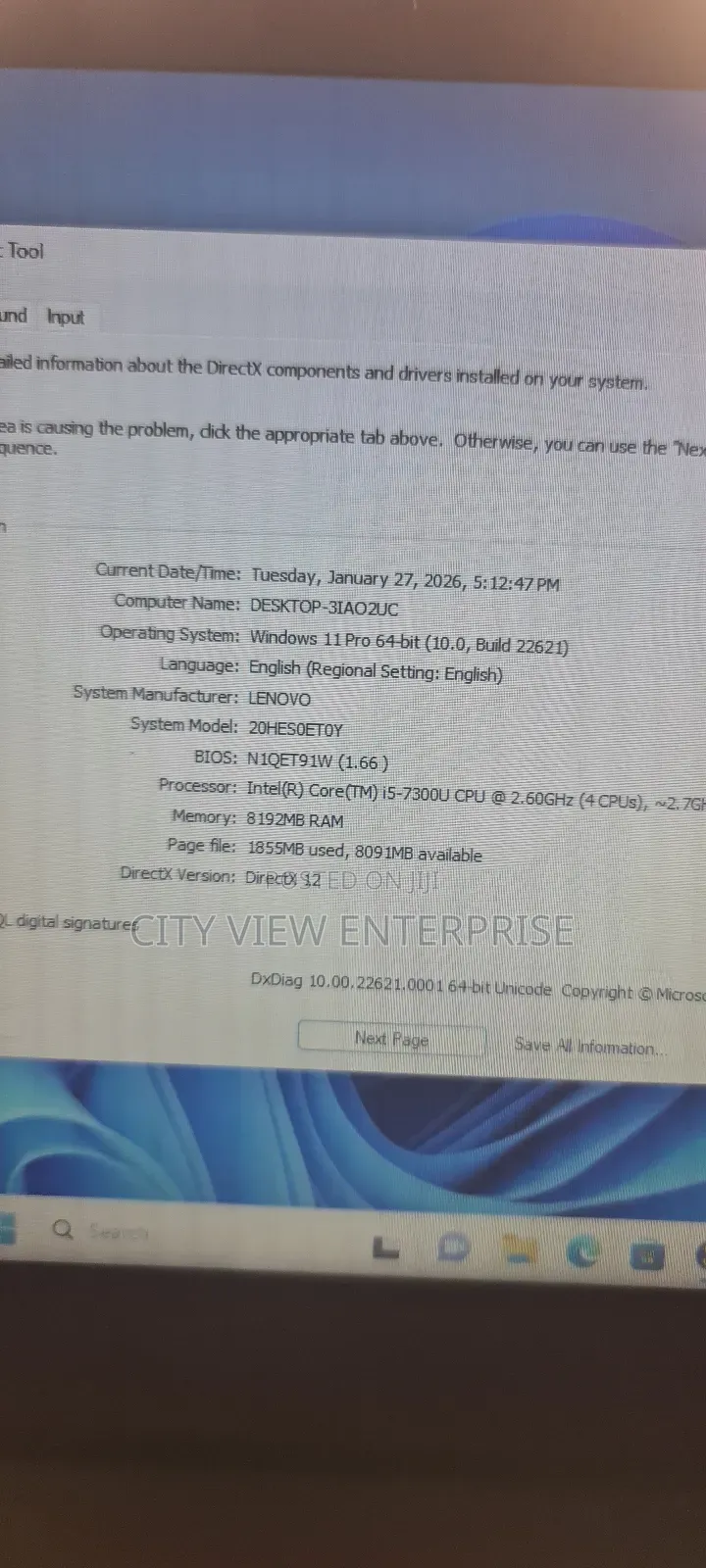 Laptop Lenovo ThinkPad T470p 8GB Intel Core I5 SSD 256GB
