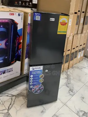 Classic New 102 Liters Pearl Black Doubledoor Top Mount Fridge