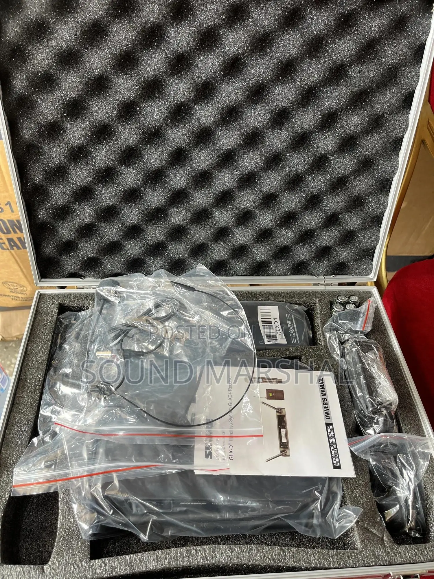 Protective Case Shure Glxd4 (Bodyback) Head And Tie