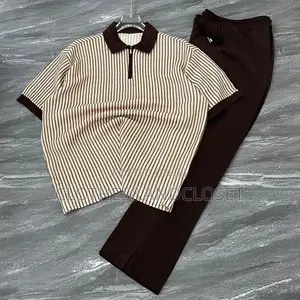 Men’S Knitted Two-Piece Outfit
