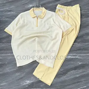 Men’S Knitted Two-Piece Outfit