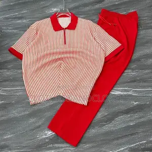 Men’S Knitted Two-Piece Outfit