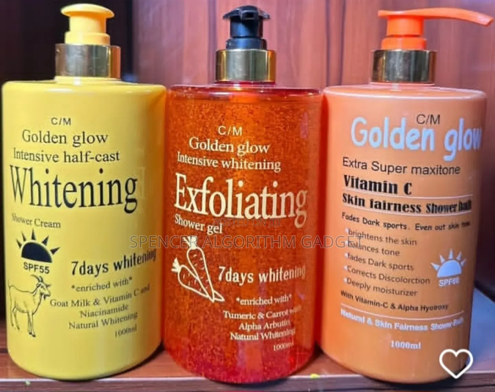 Golden Glow Intensive/ Halfe Caste / Vitamin C Whitening Shower Gel