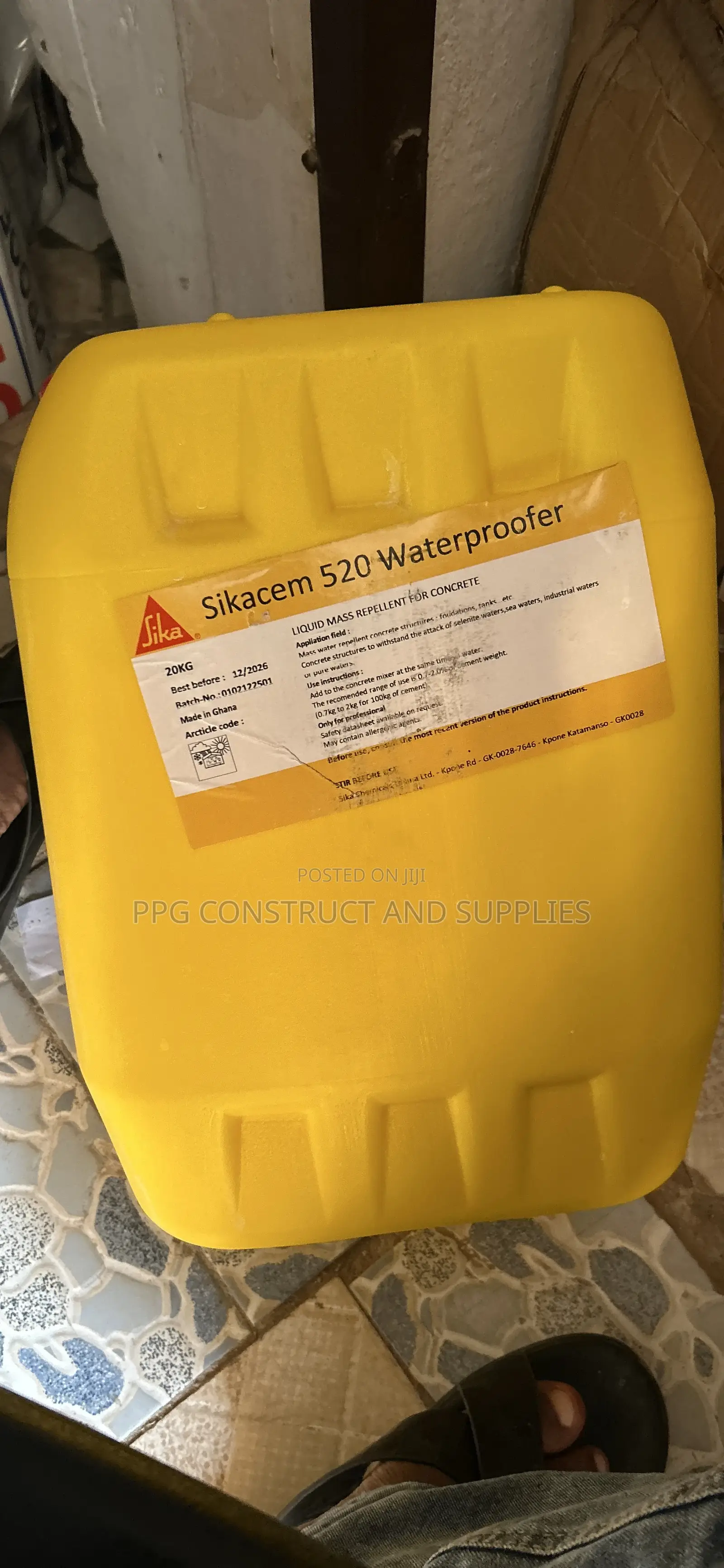 20kg Sikacem 520 Waterproofer