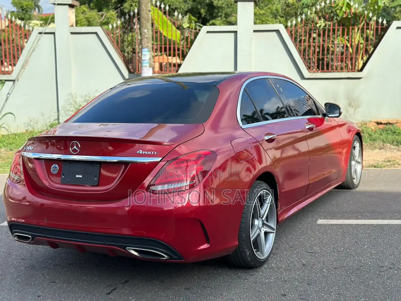 Mercedes-Benz C300 Base C300 AWD 4MATIC Sedan 2018 Red