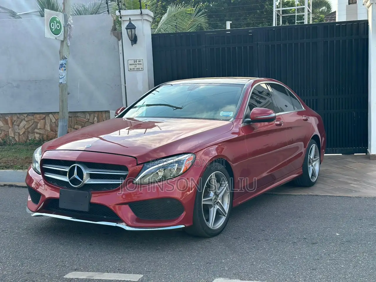 Mercedes-Benz C300 Base C300 AWD 4MATIC Sedan 2018 Red