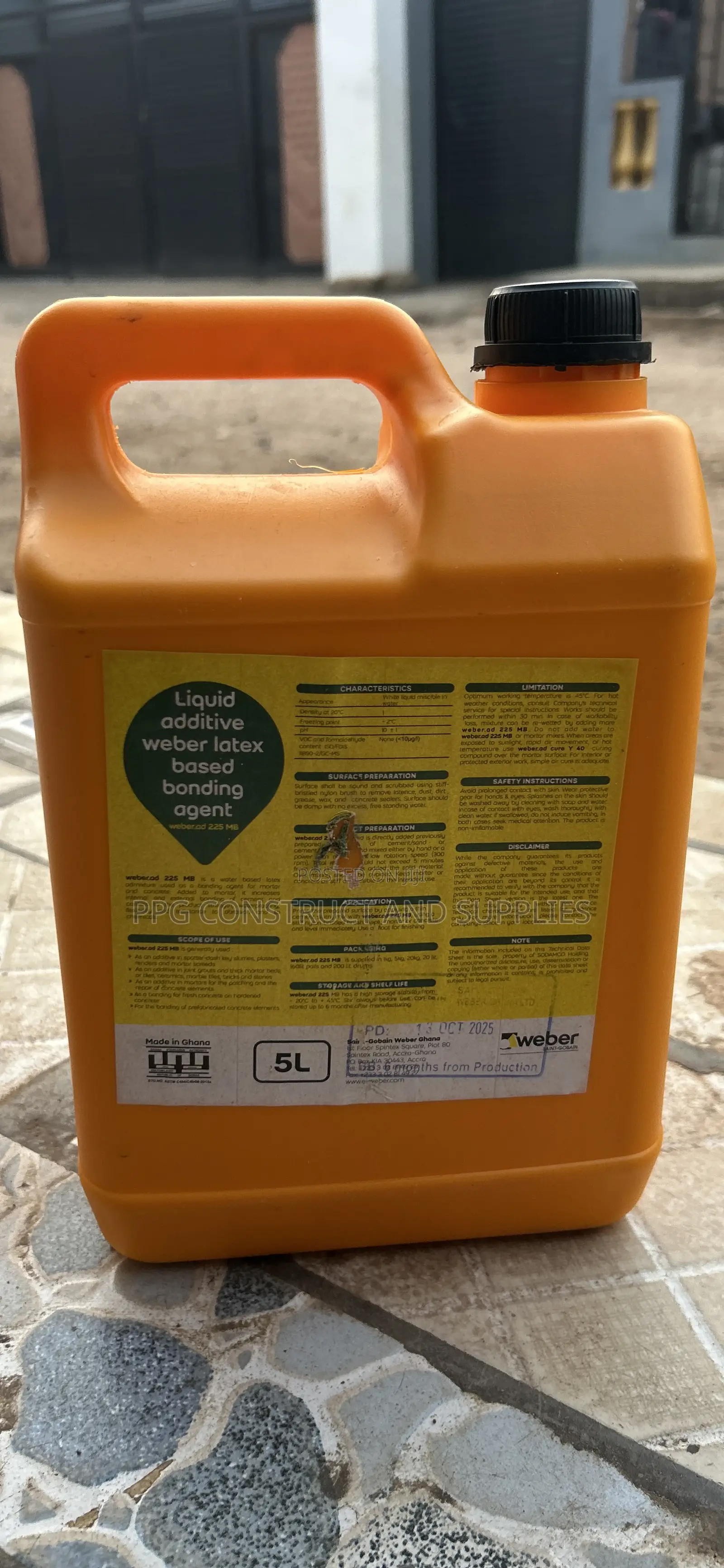 5kg Liquid Additive_latex Based Bonding Agent