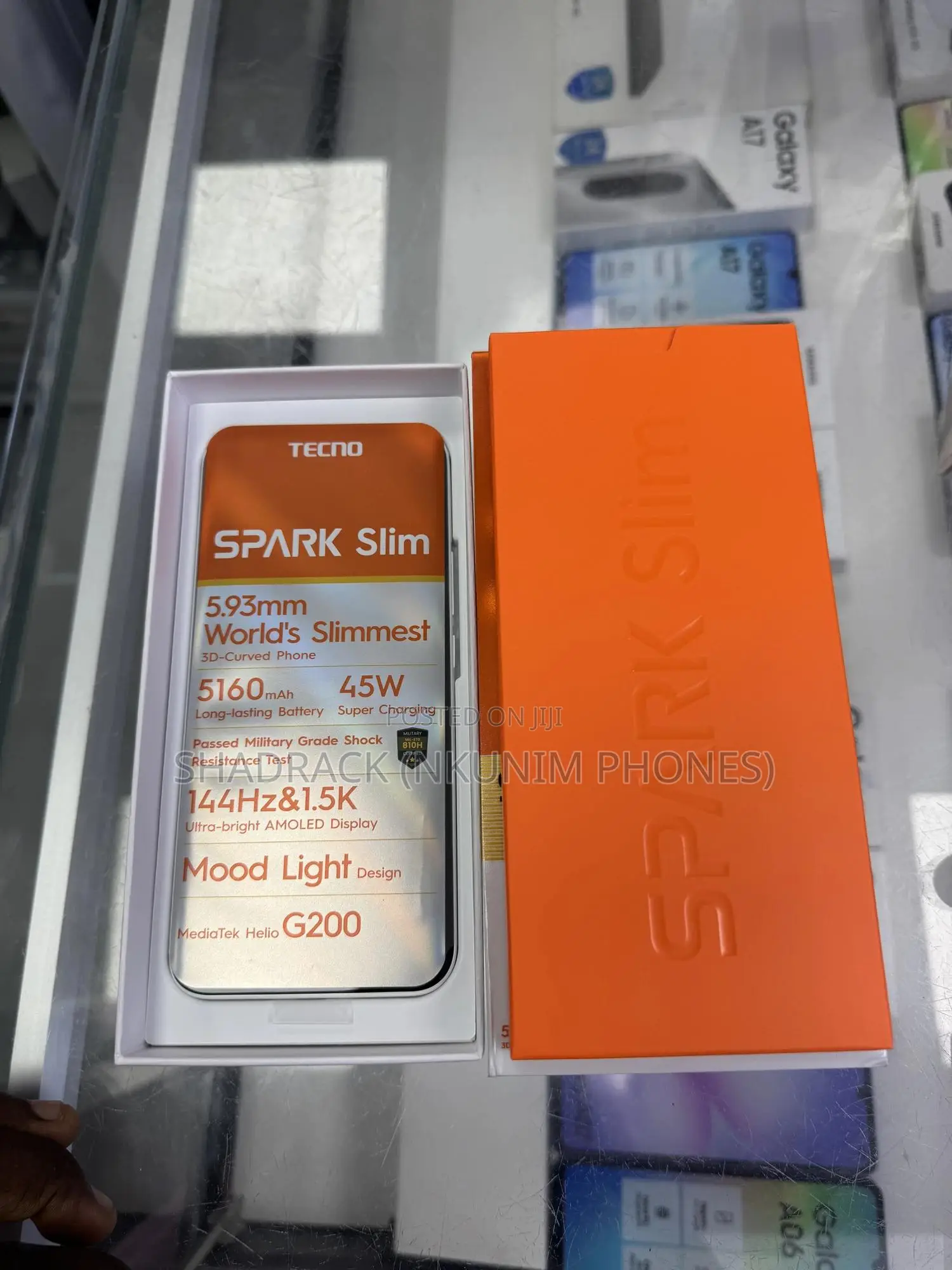New Tecno Spark Slim 256 GB Silver