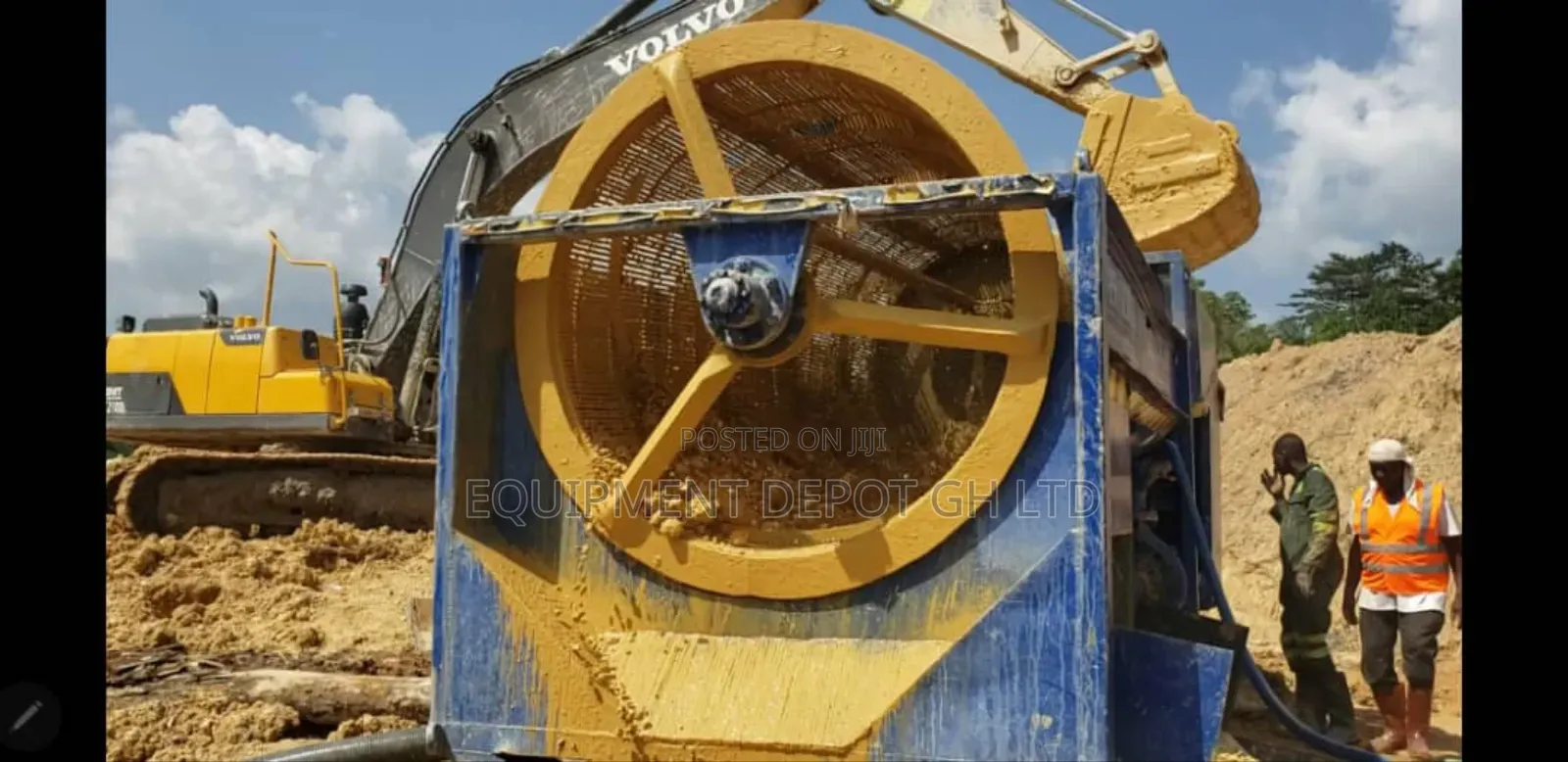 Rental Gold Trommel Washplant