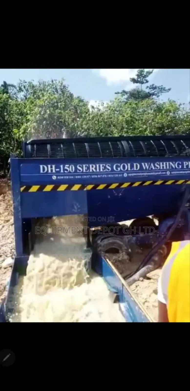 Rental Gold Trommel Washplant