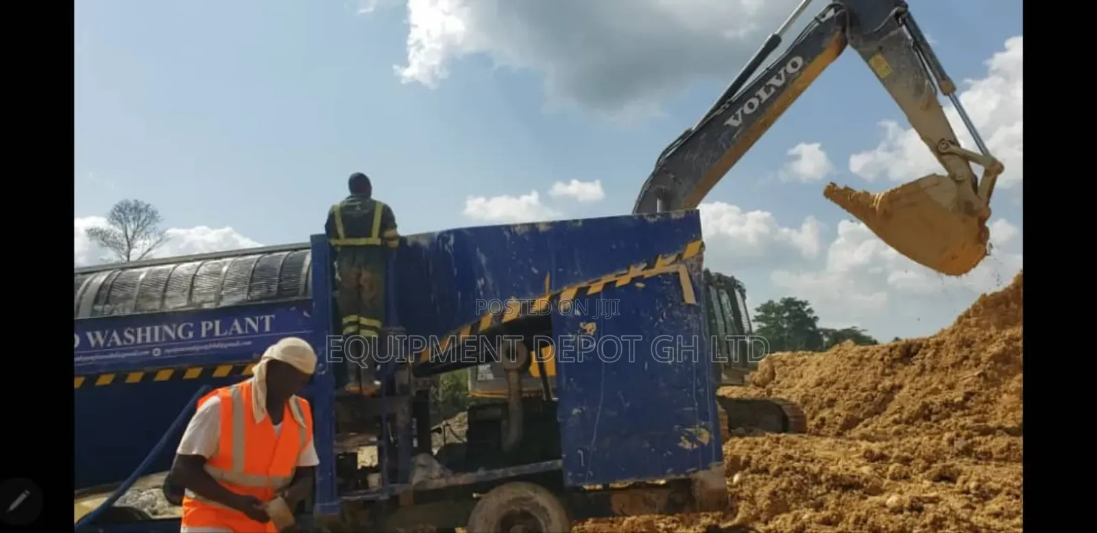 Rental Gold Trommel Washplant