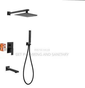 3 In 1 Steel Chrome Shower Set Bathroom Mixer Antirust Shower Pole
