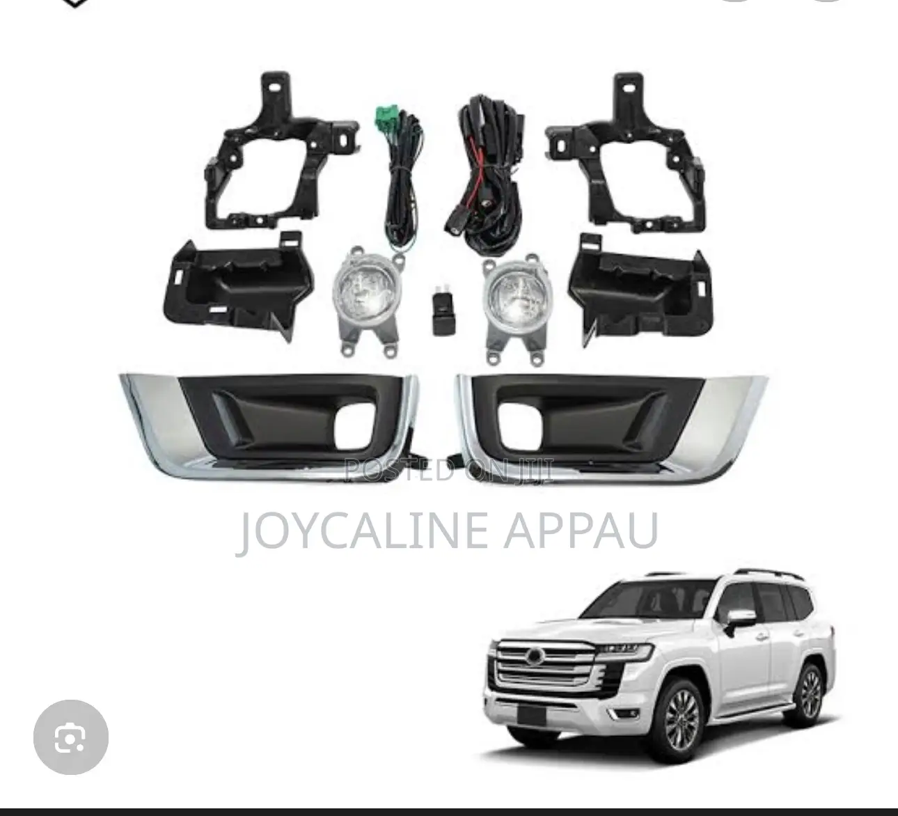 Toyata Land Cruiser 2021 to 2022 Fog Light and Cover Led