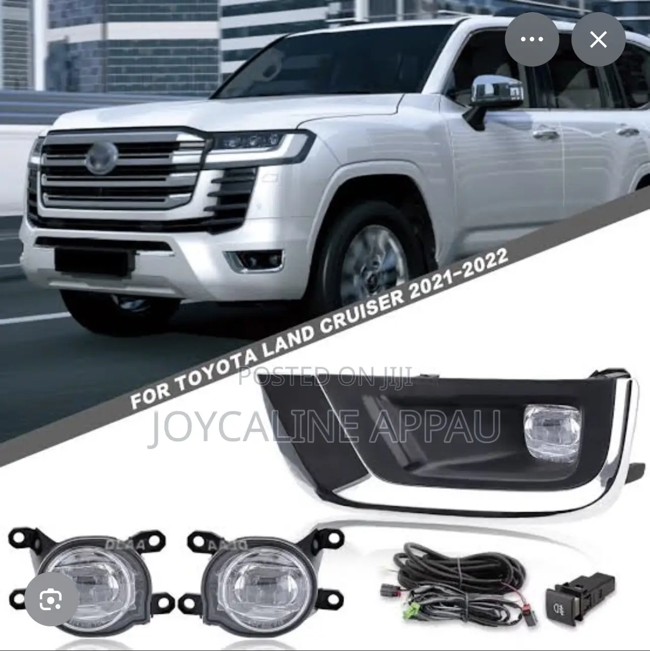 Toyata Land Cruiser 2021 to 2022 Fog Light and Cover Led