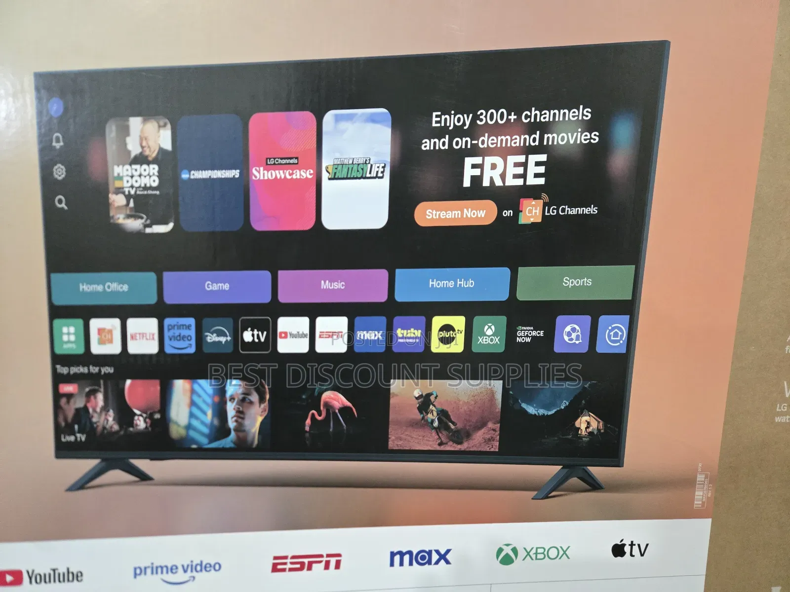 Lg 65" Uhd Ai Processor HDR 10 Pro Webos