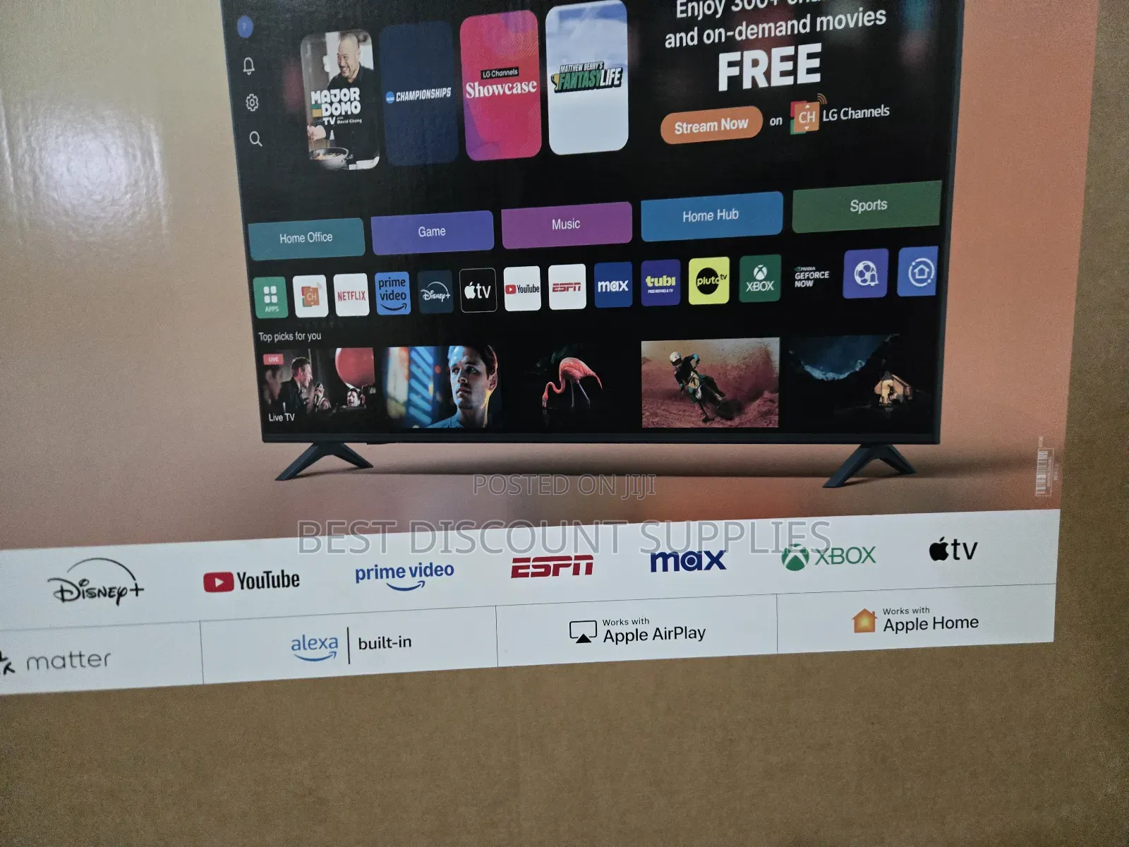 Lg 65" Uhd Ai Processor HDR 10 Pro Webos