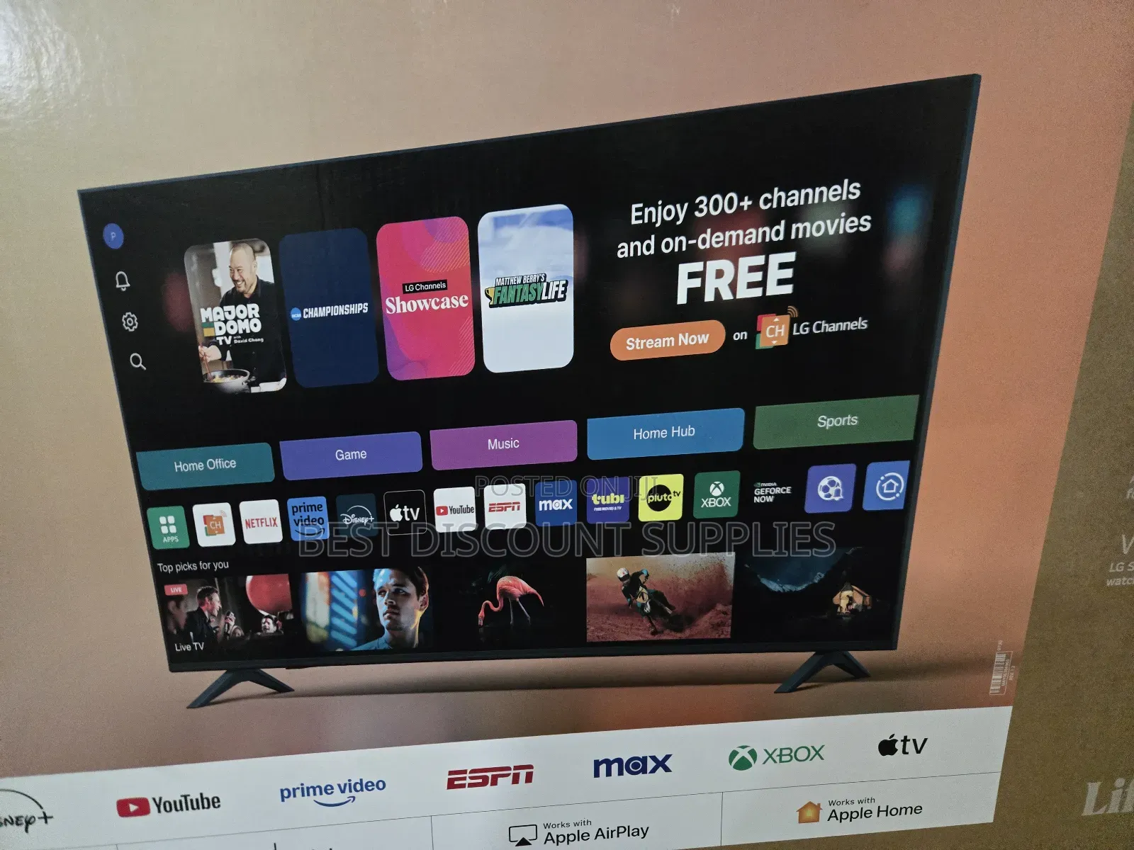 Lg 65" Uhd Ai Processor HDR 10 Pro Webos