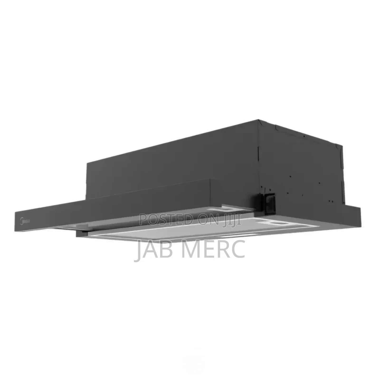 Black Under Cabinet Extractor Hood 60cm Midea With Filters and Lights