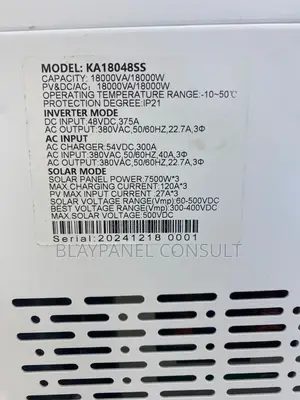 18kw Solar Hybrid Inverter 3-Phase