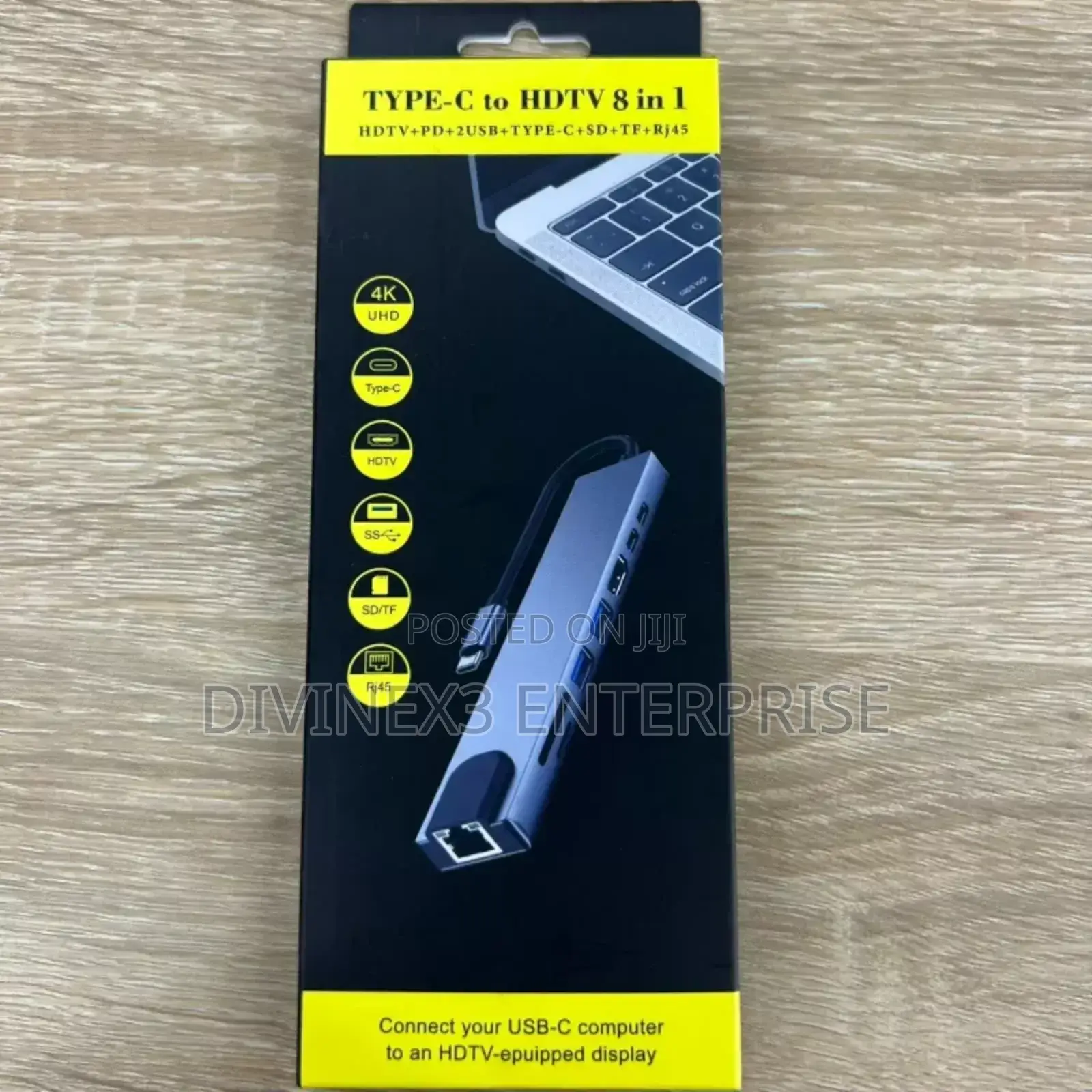8 in 1 Type-C Multi-Functional Hub