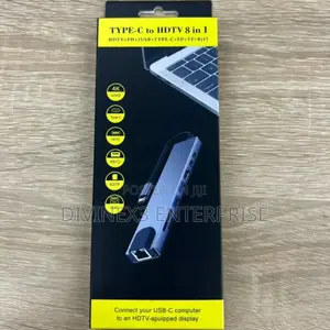 8 in 1 Type-C Multi-Functional Hub
