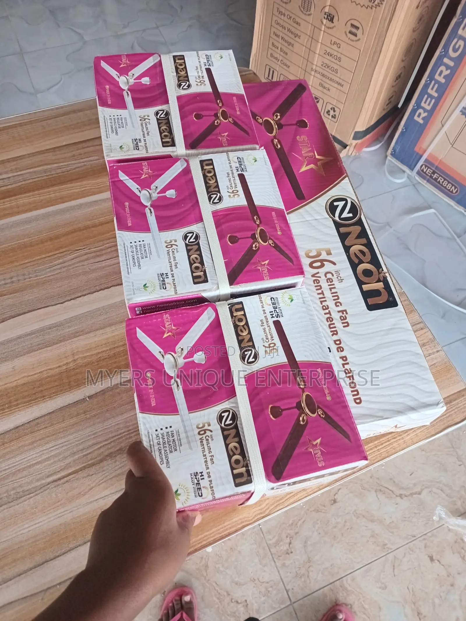 Room Neon Refreshing Ceiling Fan 60w