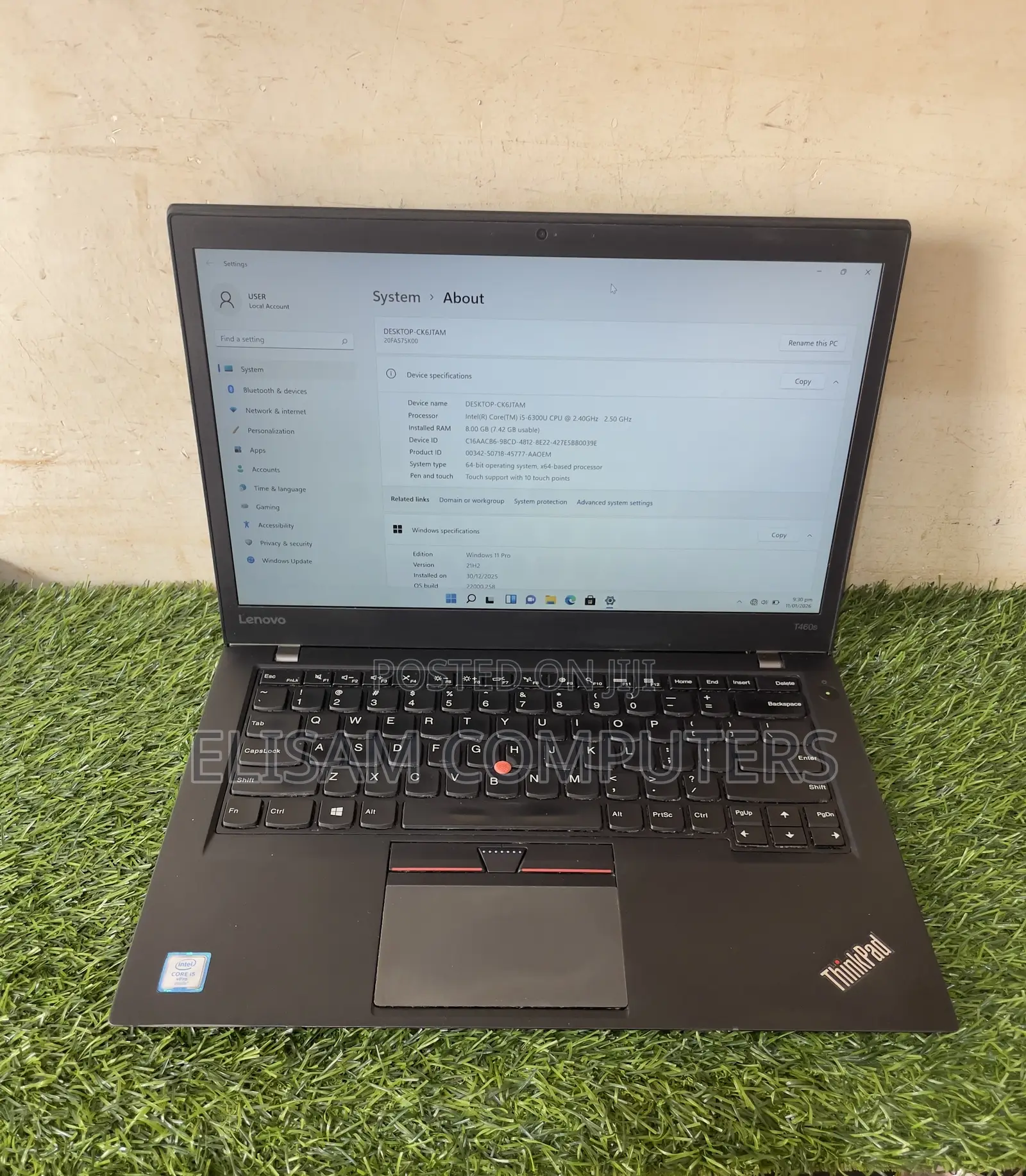 Laptop Lenovo ThinkPad T460s 8GB Intel Core i5 SSD 256GB