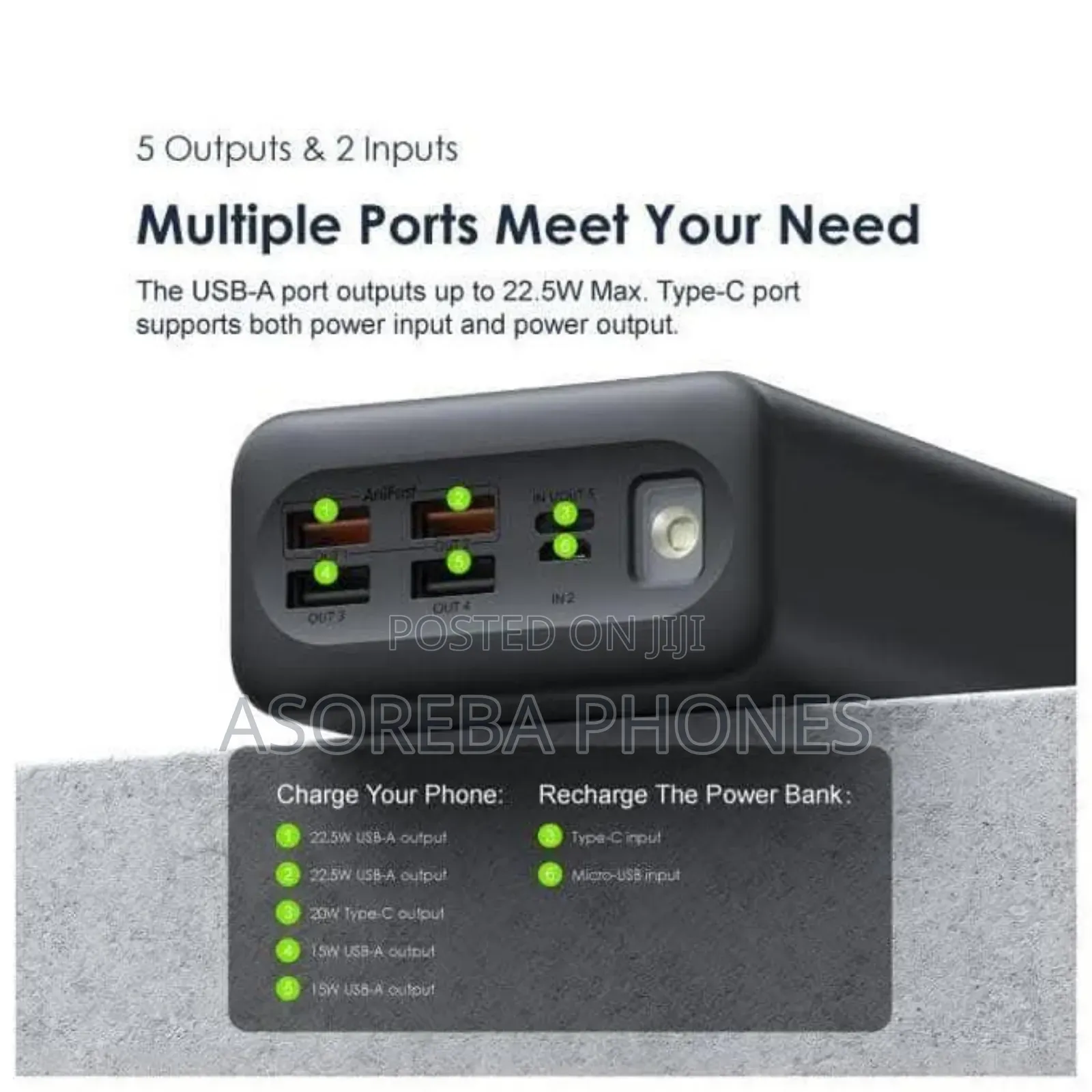 Oraimo Powerbox 400 Vision 40000mah 22.5w Power Bank