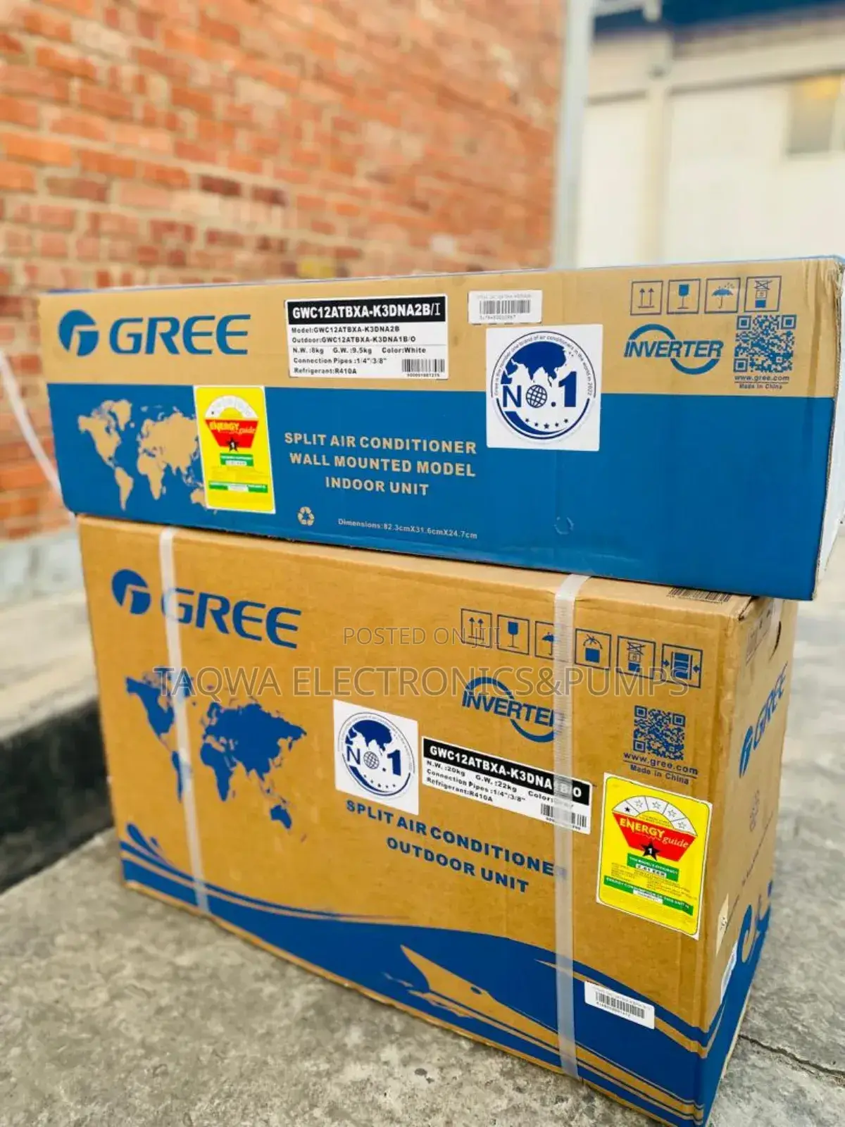 World No. 1 Gree Inverter Air Conditioner 1.5hp