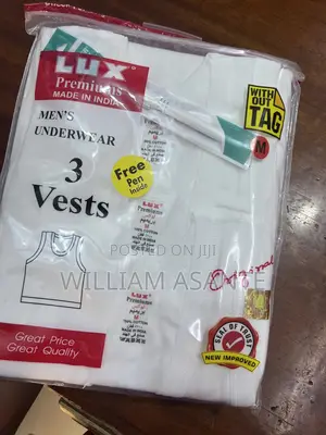 Original Lux Singlet Vests 3 Pieces
