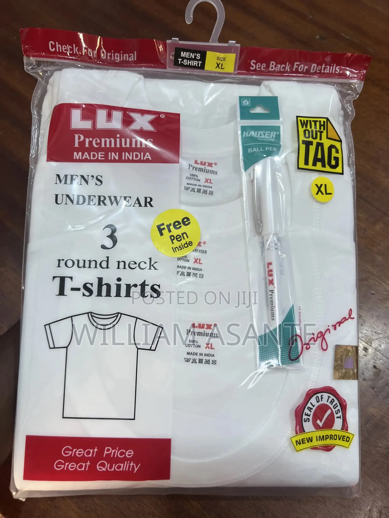 Original Lux Round Neck T Shirts 3 Pieces