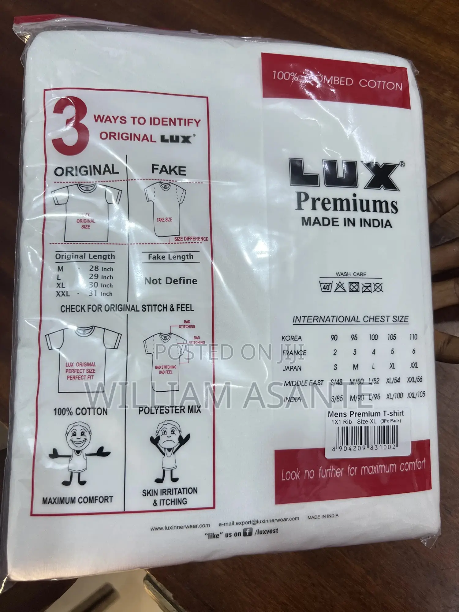 Original Lux Round Neck T Shirts 3 Pieces