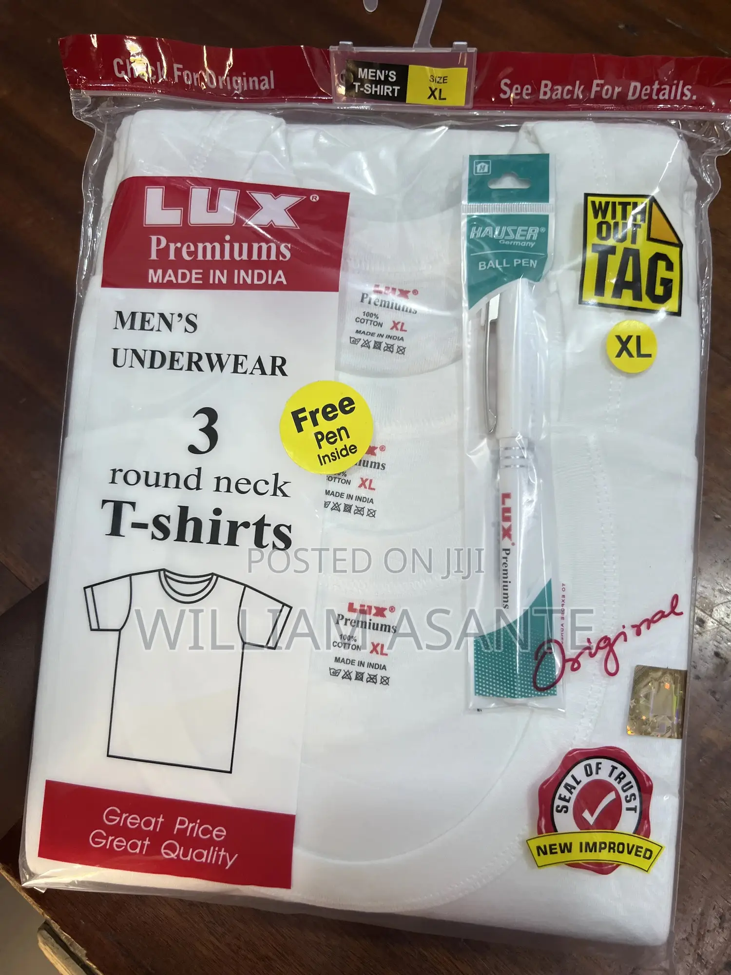 Original Lux Round Neck T Shirts 3 Pieces