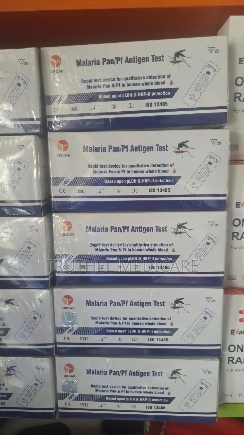 Malaria Test Cassettes Pan Pf